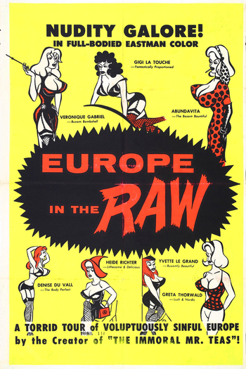Poster de Filme Europe in the Raw (1963)