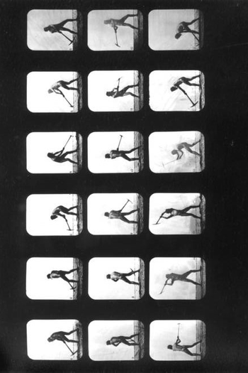Poster de Curta Athlete Swinging a Pick (1881)