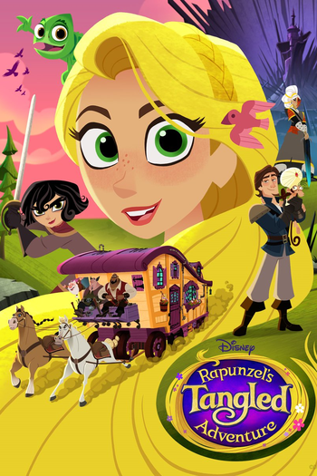 Poster de Série As Enroladas Aventuras da Rapunzel (2018)