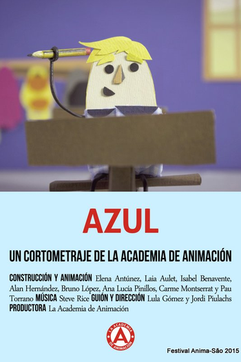 Poster de Curta Azul (2015)