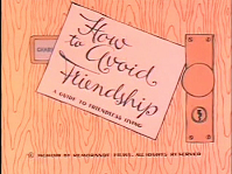 Foto 1 de How to Avoid Friendship