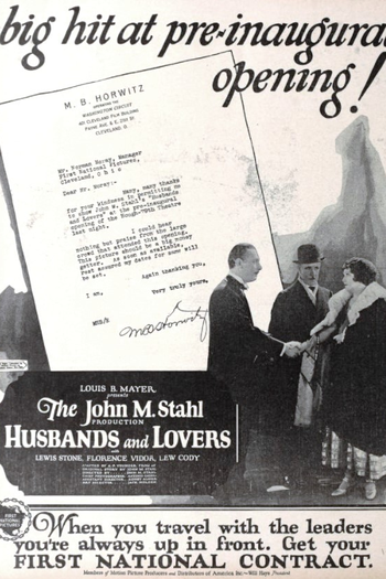 Poster de Filme Maridos e Amantes (1924)