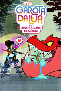 Garota da Lua e o Dinossauro Demônio (1ª Temporada) - Poster / Capa / Cartaz - Oficial 6