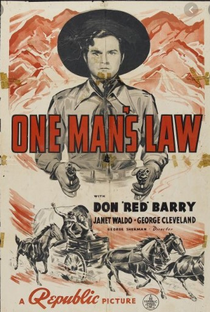 A Lei de Um Homem - Poster / Capa / Cartaz - Oficial 1
