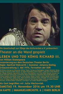 Leben und Tod König Richard III - Poster / Capa / Cartaz - Oficial 1