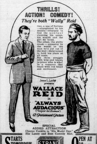 Poster 1 de Filme Always Audacious (1920)