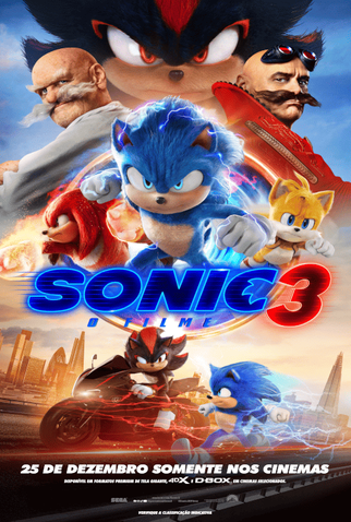 Poster 22 de Filme Sonic 3: O Filme (2024)