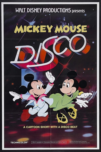 Poster de Curta Mickey Mouse Disco (1980)