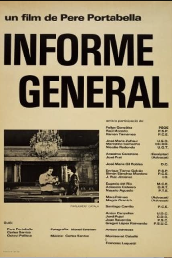 Poster de Filme GENERAL REPORT (1977)