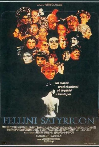 Poster 5 de Filme Satyricon de Fellini (1969)