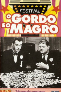 Festival O Gordo E O Magro - Vol.1 - Poster / Capa / Cartaz - Oficial 2
