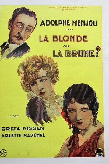 Poster de Filme Loura ou Morena? (1927)
