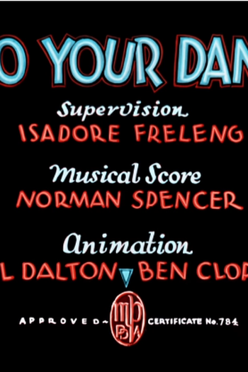 Poster de Curta Into Your Dance (1935)