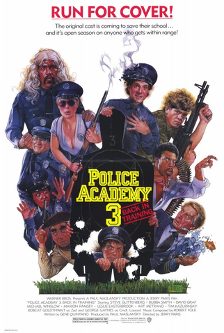 Poster 1 de Filme Loucademia de Polícia 3: De Volta ao Treinamento (1986)