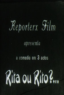Rita ou Rito?... - Poster / Capa / Cartaz - Oficial 1