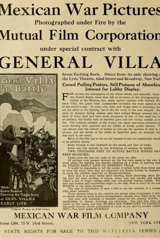 Poster 1 de Filme A Vida de General Villa (1914)