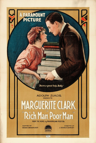 Poster 1 de Filme Rich Man, Poor Man (1918)
