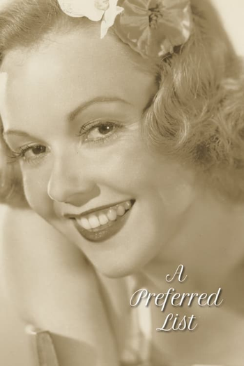 Poster de Curta A Preferred List (1933)