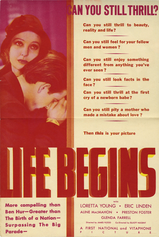 Poster 1 de Filme Ao Raiar da Vida (1932)