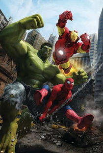 Homem Aranha, Hulk & Homem de Ferro - Poster / Capa / Cartaz - Oficial 2
