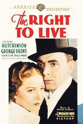 Poster de Filme The Right to Live (1935)