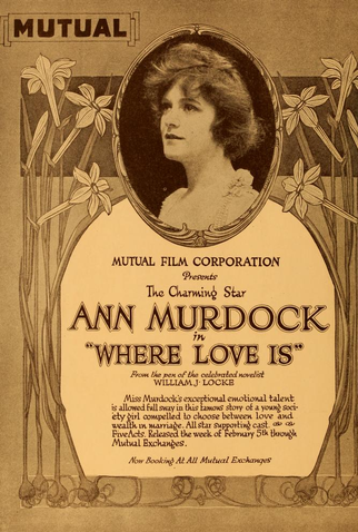 Poster 1 de Filme Onde O Amor Está (1917)