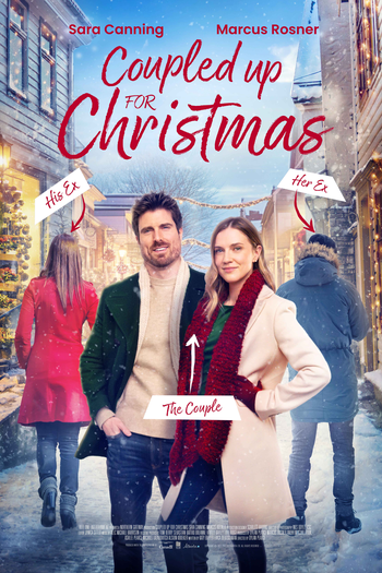 Poster de Filme Coupled Up for Christmas (2023)