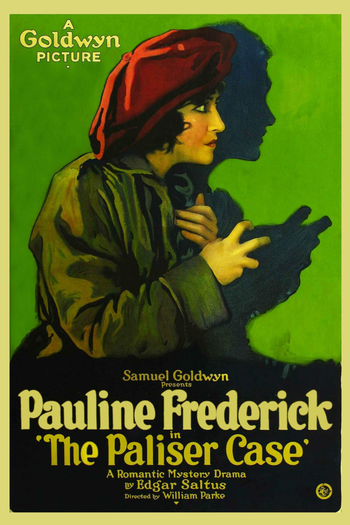 Poster de Filme The Paliser Case (1920)