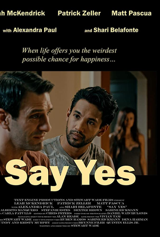 Poster 1 de Filme Say Yes (2018)