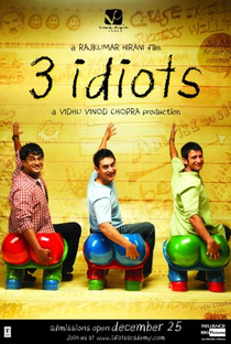 3 Idiotas - Poster / Capa / Cartaz - Oficial 3