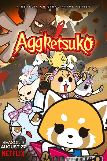 Poster de Série Aggretsuko (3ª Temporada) (2020)