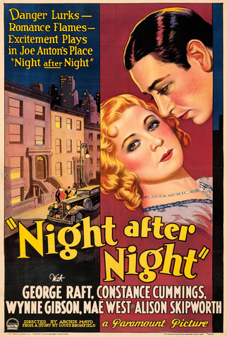 Poster 4 de Filme Noite Após Noite (1932)