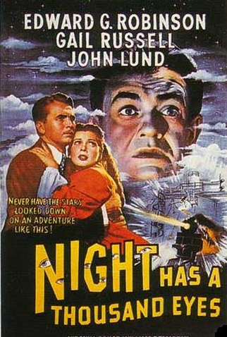 Poster 2 de Filme A Noite Tem Mil Olhos (1948)