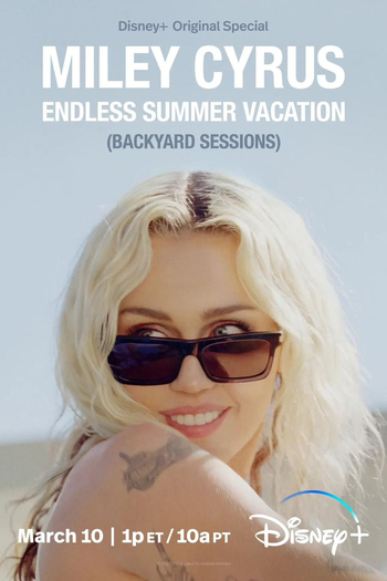 Poster de Filme Miley Cyrus: Endless Summer Vacation (Backyard Sessions) (2023)