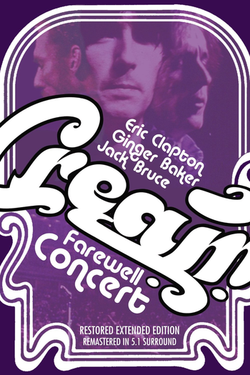 Poster de Filme Cream: Farewell Concert (1969)
