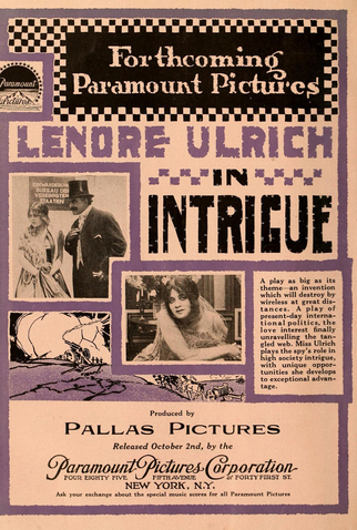 Poster 1 de Filme A Intriga (1916)