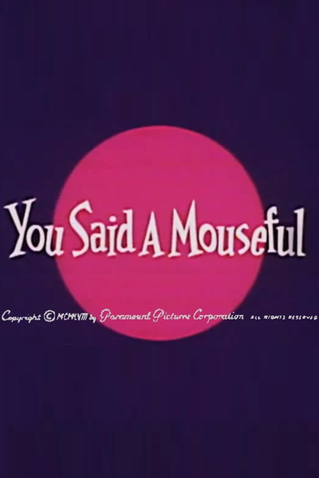 Poster de Curta Pizza de Ratos (1958)