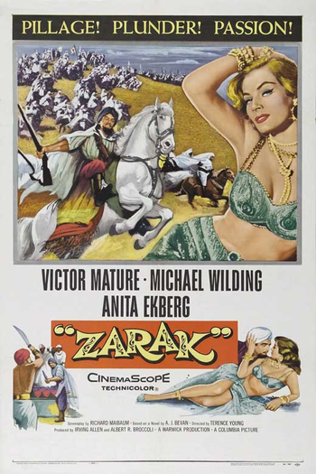 Poster de Filme Zarak (1956)