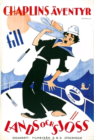 Poster 4 de Curta Carlitos Marinheiro (1915)