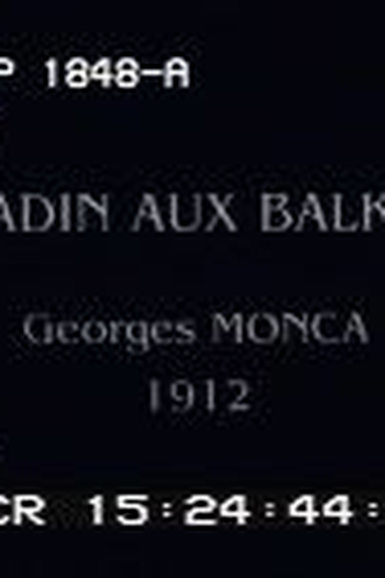 Poster de Curta Bigodinho nos Balcãs (1912)