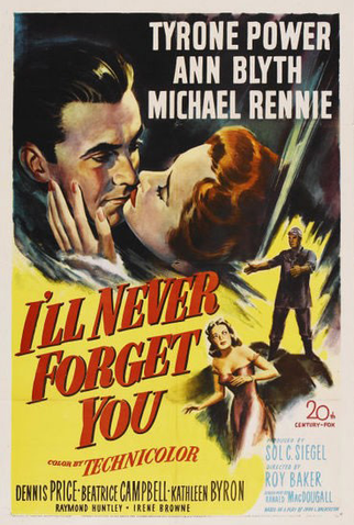 Poster 1 de Filme Jamais Te Esquecerei (1951)