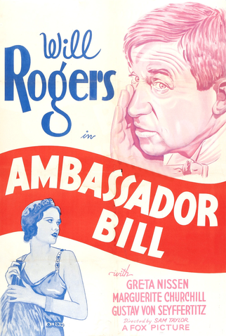 Poster 2 de Filme O Embaixador Bill (1931)