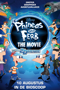 Phineas e Ferb: O Filme - Através da 2ª Dimensão - Poster / Capa / Cartaz - Oficial 2