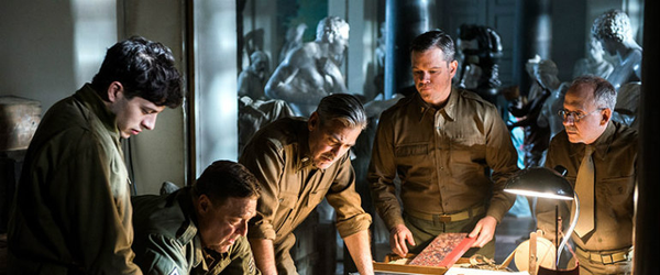 George Clooney e Matt Damon no novo trailer de “The Monuments Men”