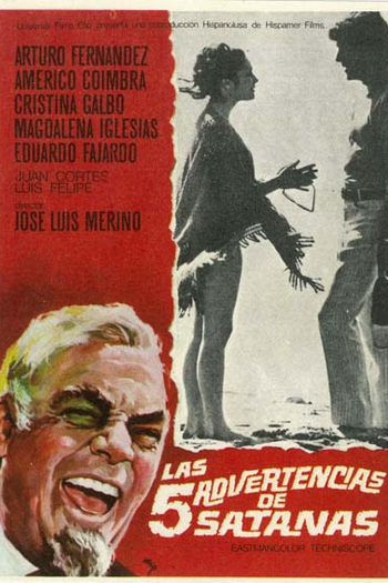 Poster de Filme Os 5 Avisos de Satanás (1969)