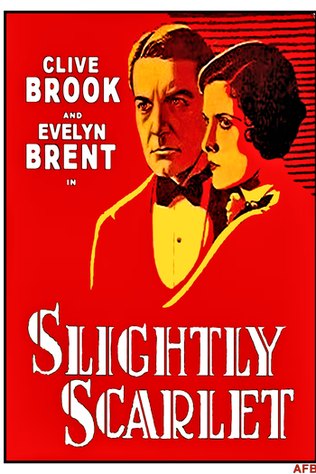 Poster de Filme Slightly Scarlet (1930)