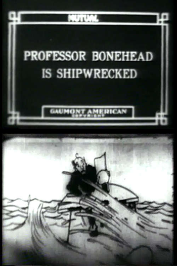 Poster de Curta Professor Bonehead Is Shipwrecked (1916)