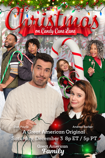 Poster de Filme Christmas on Candy Cane Lane (2022)