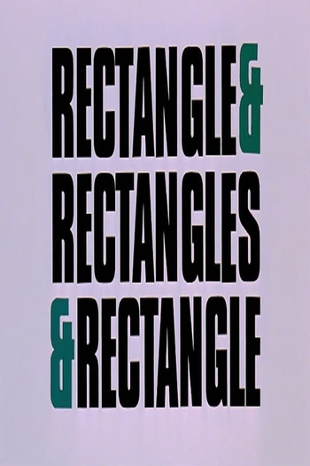 Poster de Curta Rectangle & Rectangles (1984)