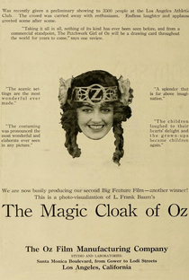 O Manto Mágico de Oz - Poster / Capa / Cartaz - Oficial 1